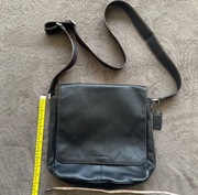 COACH Heritage Web Leather Messenger Bag