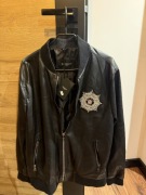 Balmain Paris Kurtka Skórzana Bomberka L Nowa Metkami Kryształki Rhinestone