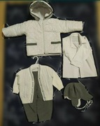 Wizytowy ocieplany komplet dla chłopca r.80