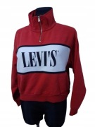 BLUZA DAMSKA LEVIS S BAWEŁNA CZERWONA
