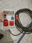 Erbetka budowlana + 19 m przewód, Rozdzielnia elektryczna 