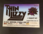 Bilet z koncertu THIN LIZZY 27.10.2008 STODOŁA