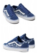 Vans buty damskie Style 36 Bandana True Blue / True White  czaszki 38