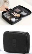 Kosmetyczka Podróżna Organizer na Pędzle HIT!!!  Czarna 21x16x8 cm