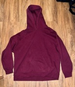 Bordowa bluza FB sister