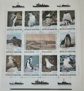 Argentyna 1980 FAUNA Mi 1465-78  ptaki arkusz typ I  czysty ideał 