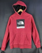 The North Face bluza z kapturem burgundowa Youth XL
