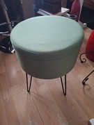 Pufa zielona materiałowa