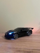 Zdalnie Sterowany Samochód Wyścigowy RC1:24 LED Pachołki Zapasowe Koło 