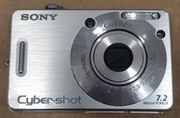 Aparat cyfrowy Sony DSC-W70, uruchamia się, nietestowany