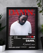 Plakat A3 Kendrick Lamar album DAMN.