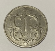 Monety: 1 zł z 1929 r.