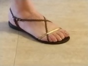 Delikatne, skórzane sandały Bata, r. 38