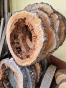 Plaster Drewna Rama Czereśnia 70/66/7 cm Lustro Blat Stolik Żywica DIY