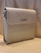 Torebka damska Marconi. Kwadratowa z paskiem. Ekoskóra.