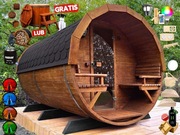 SAUNA Ogrodowa 300cm + PRZEDSIONEK + GRATIS Beczka 500L +Akcesoria = Wycena