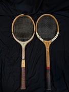 Dwie vintage rakiety tenisowe - Snauwaert + Dunlop Maxply