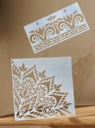 2 szt Szablonów Malarskich (35x35cm i 18x35cm) malarski, DIY - Nr. K39