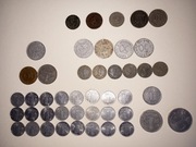 Monety Niemcy zestaw 45 sztuk 1876-1990