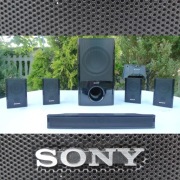 Kolumny Sony SS-WP36 SS-CNP36 SS-MSP36S SS-SRP36S kino domowe 1000W kable 