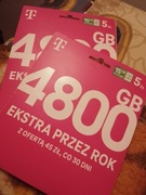 2 x starter T-Mobile, 2 x karta SIM dla PARY!