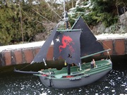 PIRACKI OKRĘT PLAYMOBIL 5238 trochę niekompletny ale i tak fajny