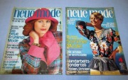 Neue Mode 1,4/1974 + wykroje Vintage Moda, Szycie, Krawiectwo