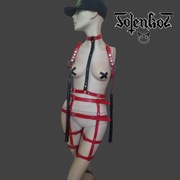 Harness BDSM Punk Goth Metal - rozburowany zestaw - TotenKot