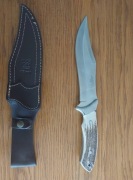 Nóż joker CC01 rękojeść z poroża jelenia - używany był ostrzony