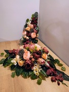 stroik na grób ,kompozycja na cmentarz ,wiązanka z wazonem, zestaw ST5K