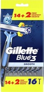 Gillette Blue3 Smooth Golarka jednorazowa, 16 sztuk