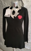 LOVE MOSCHINO sweterek tunika roz M/L