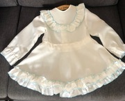 Biała sukienka dla dziewczynki vintage