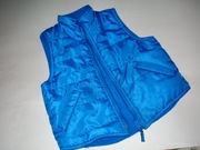 dwustronna niebieska kamizelka ocieplacz LOGON 3/4 
