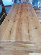 Stół dębowy do jadalni, salonu, loft