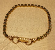oryginalna złota bransoletka sygnowana Swarovski