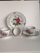 Filiżanki Schumann ażurowe porcelana