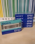 Nowa kaseta magnetofonowa w folii SONY EF60 JAPAN type l