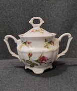 Kolekcjonerska cukiernica z pokrywką Wałbrzych PRL