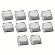 Keycaps dwuczęściowy, jasnoszary i czarny, do wyboru, 10szt.