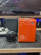 Obiektyw Sony 35mm 1.8 OSS (stabilizacja obrazu) PEŁEN ZESTAW 