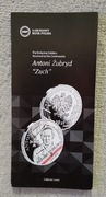 Folder do monety z serii Żołnierze Wyklęci ANTONI ŻUBRYD ps„ZUCH" wer. angi