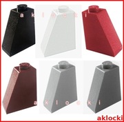 LEGO 60481 SKOS 1x2x2 biały czarny czerwony brązowy/Redd. j.c.szary - 1 szt