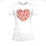 T shirt koszulka damska z obrazem Serca