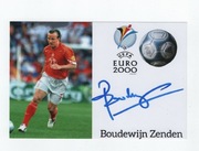   Boudewijn Zenden, autograf piłkarza, uczestnik mistrzostw świata 