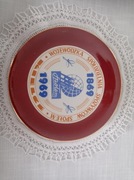 Okolicznościowy talerz SPOŁEM Kielce firmy Ćmielów 1969r.