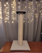 Nowy drapak dla kota 80 cm - ręczna robota, naturalna lina jutowa