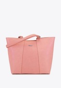 WITTCHEN Luksusowa TOREBKA shopperka trapezowa duża różowa