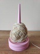 Basic Yarn Spinner, obrotowy stojak na włóczkę - różowy -  mniejszy