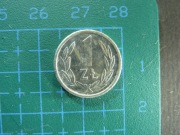 Moneta Polska - 1 ZŁ - rok 1989 - PRL -1